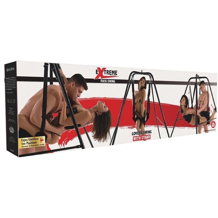 Baloiço Sexual Extreme Lovers Hidden Desire com Suporte Independente 180cm 8