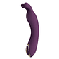 Vibrador DJ Rabbit Pretty Love morado para el punto G con anillo dorado, 10 modos. - Miniatura 2