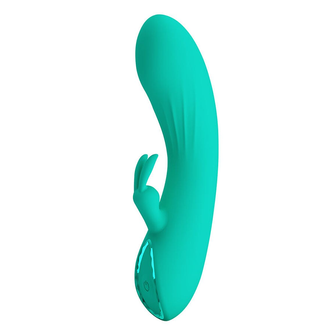 Vibromasseur point G Pretty Love Turquoise DJ Stick avec stimulateur clitoridien, 10 modes 4