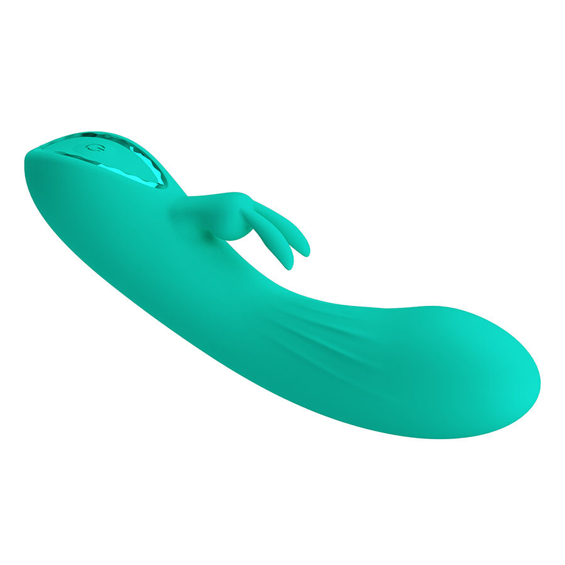 Vibromasseur point G Pretty Love Turquoise DJ Stick avec stimulateur clitoridien, 10 modes 5