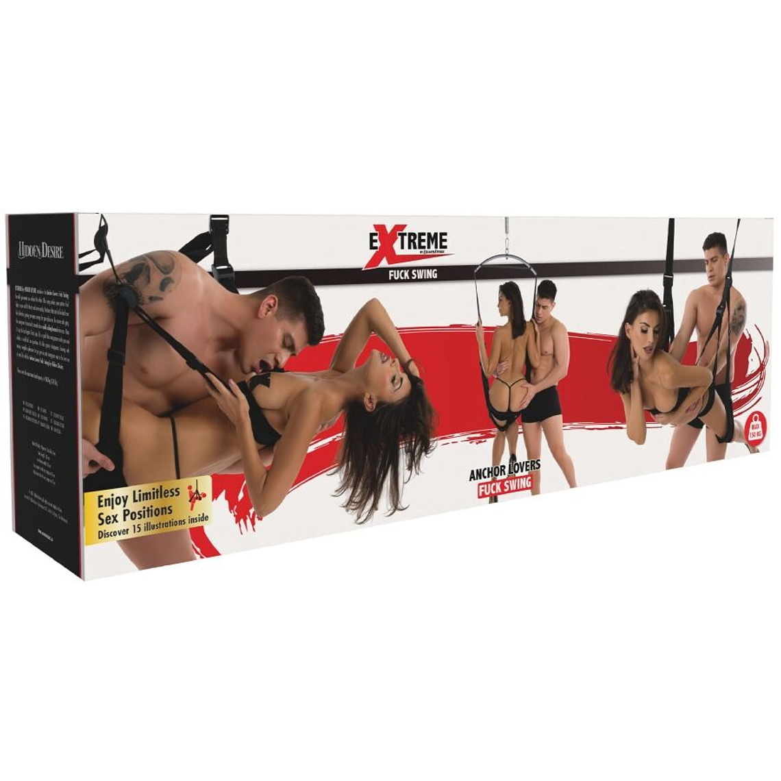 Baloiço Sexual Anchor Lovers Extreme Hidden Desire 360° com Suporte Ajustável 8