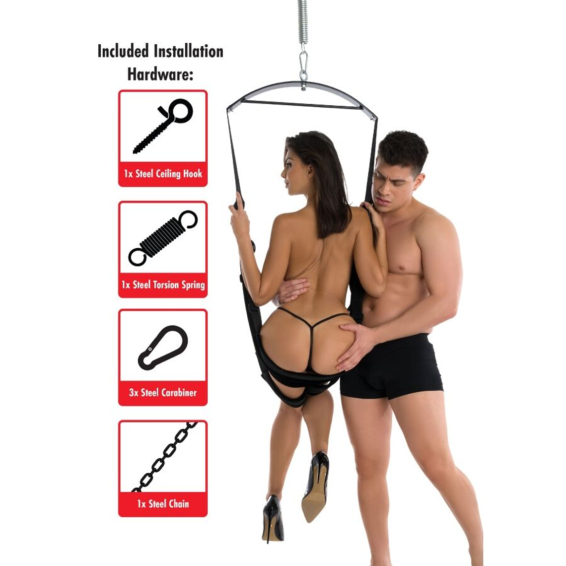 Baloiço Sexual Anchor Lovers Extreme Hidden Desire 360° com Suporte Ajustável 4