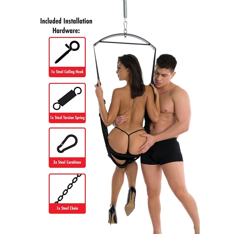 Baloiço Sexual Anchor Lovers Extreme Hidden Desire 360° com Suporte Ajustável 4