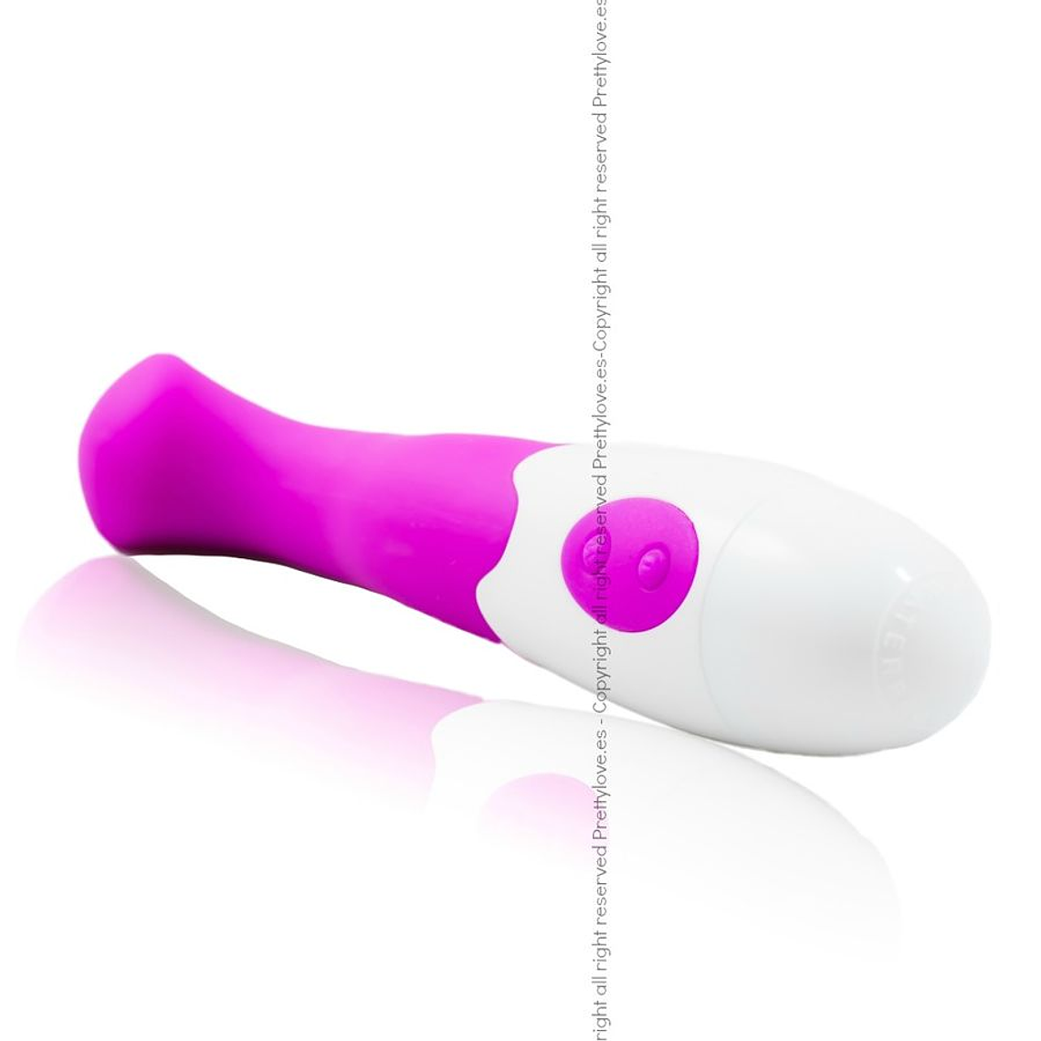 Vibrador Charles Pretty Love Lilás e Branco 30 Impulsos Silicone FDA 7