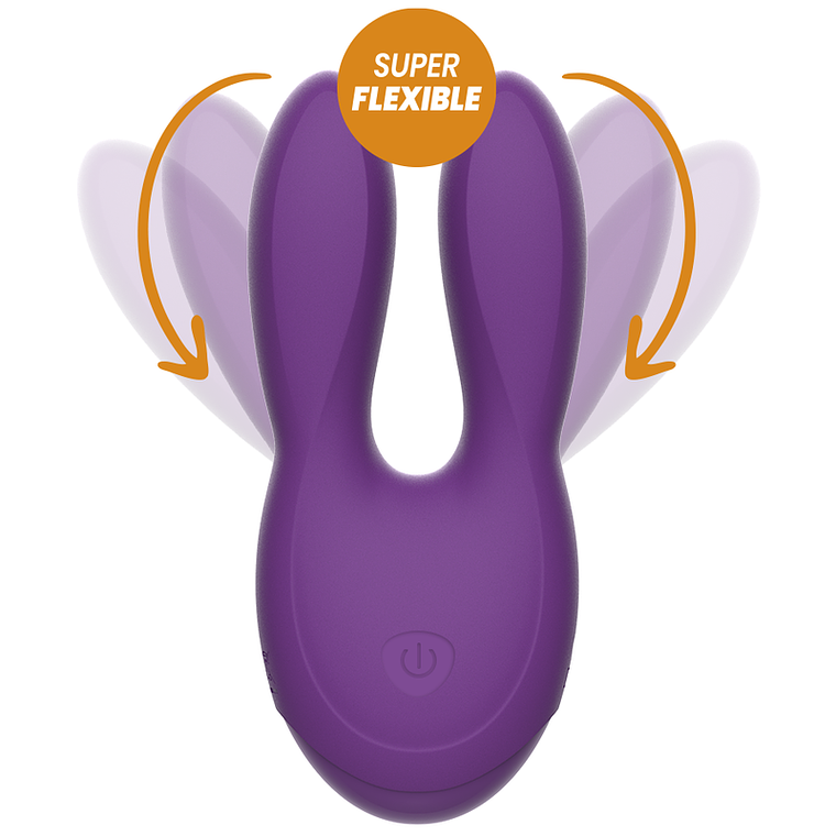 Vibrador Rewobit Duet Flex Rewolution Ponta Dupla 2 Motores 10 Modos 2
