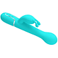 Vibrador Coelho Dejon Pretty Love 3 em 1 Multifunções Aqua Verde - vignette 10