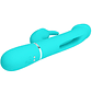 Vibrador Coelho Dejon Pretty Love 3 em 1 Multifunções Aqua Verde - vignette 6