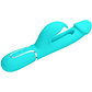 Vibrador Coelho Dejon Pretty Love 3 em 1 Multifunções Aqua Verde - vignette 7