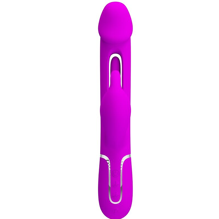 Vibrador Coelho Dejon Pretty Love 3 em 1 Multifunções Fúcsia 3