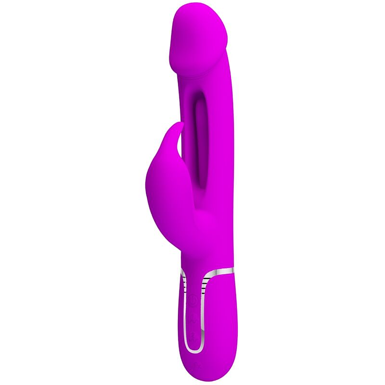 Vibrador Coelho Dejon Pretty Love 3 em 1 Multifunções Fúcsia 6