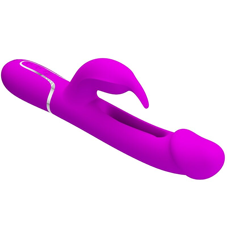 Vibrador Coelho Dejon Pretty Love 3 em 1 Multifunções Fúcsia 8