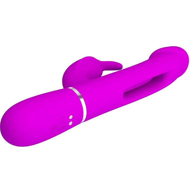 Vibrador Coelho Dejon Pretty Love 3 em 1 Multifunções Fúcsia 11