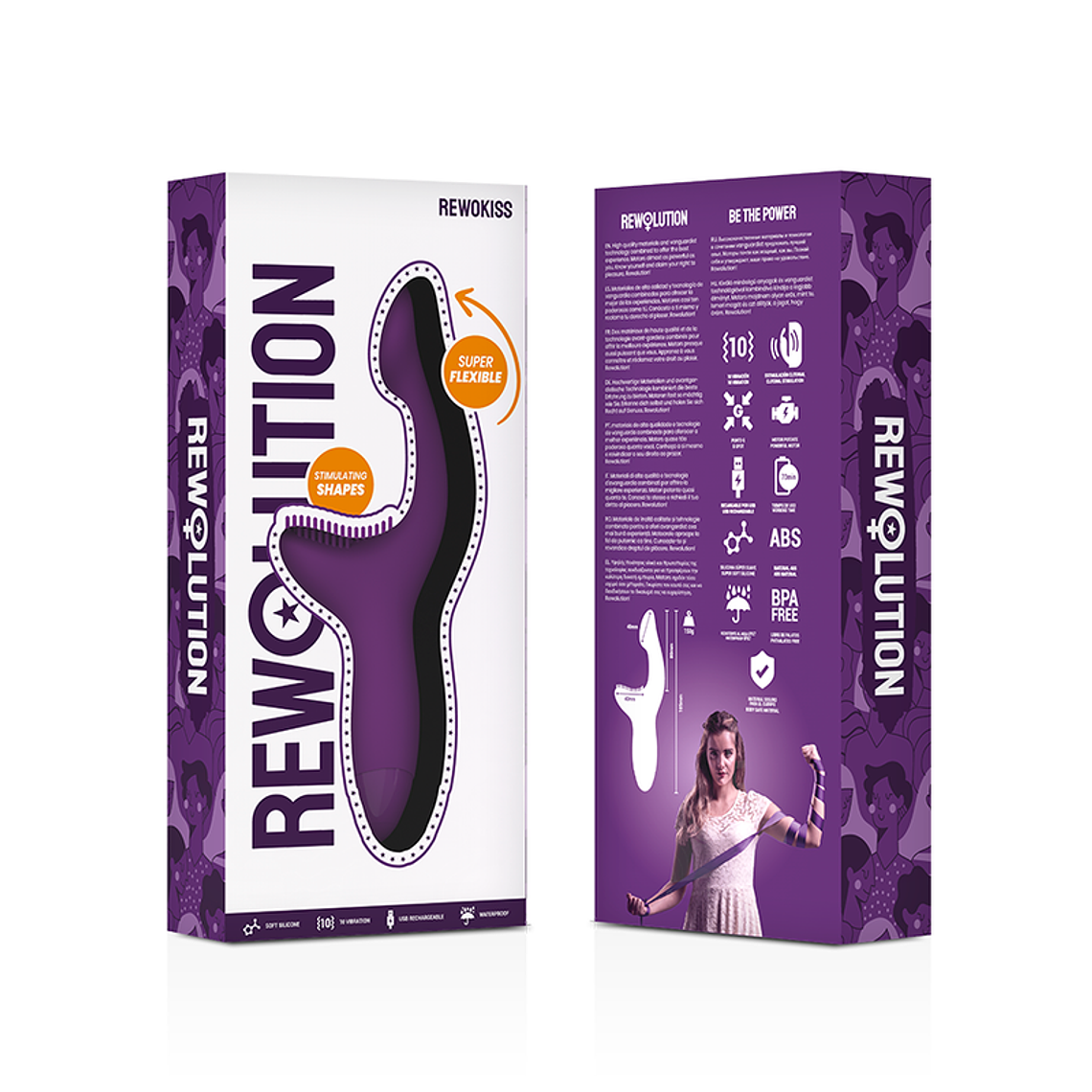 Vibrador Rewokiss Rewolution Ponto A Dupla Ação 2 Motores FlexiREWOTechnology™ 8