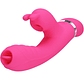 Vibrador Coelho Phoenix Pretty Love Rosa com Língua Tapping 7+4 Funções - vignette 2