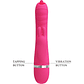 Vibrador Coelho Phoenix Pretty Love Rosa com Língua Tapping 7+4 Funções - vignette 4