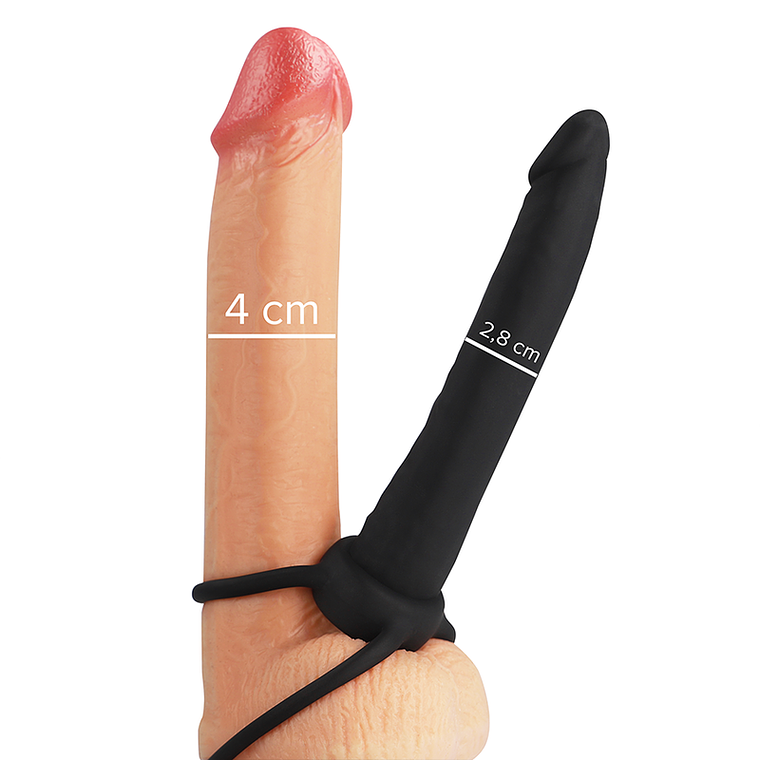 Dildo Anal Cobi Onyx Mythology Anel Peniano Testículo Silicone 15,5cm 7
