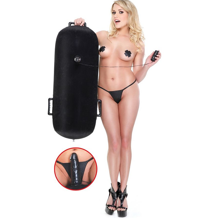 Almohada sexual inflable con vibrador de la serie Luv Log Fetish Fantasy 6
