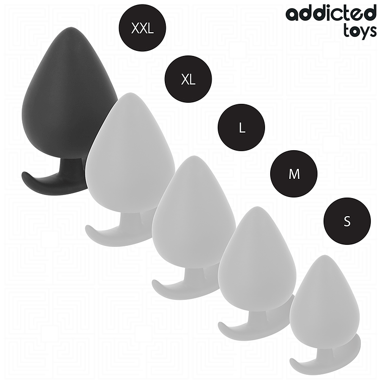 Plug Anal XXL Addicted Toys 11cm 61mm Silicone Médico 6