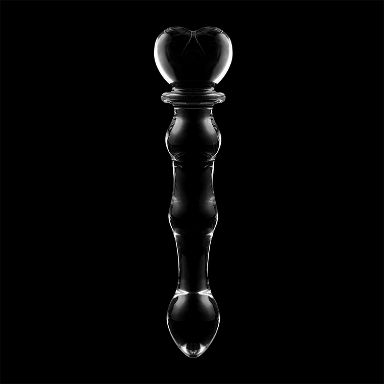 Dildo de Vidro Borosilicato Nebula 20,5cm Transparente Ibiza 4