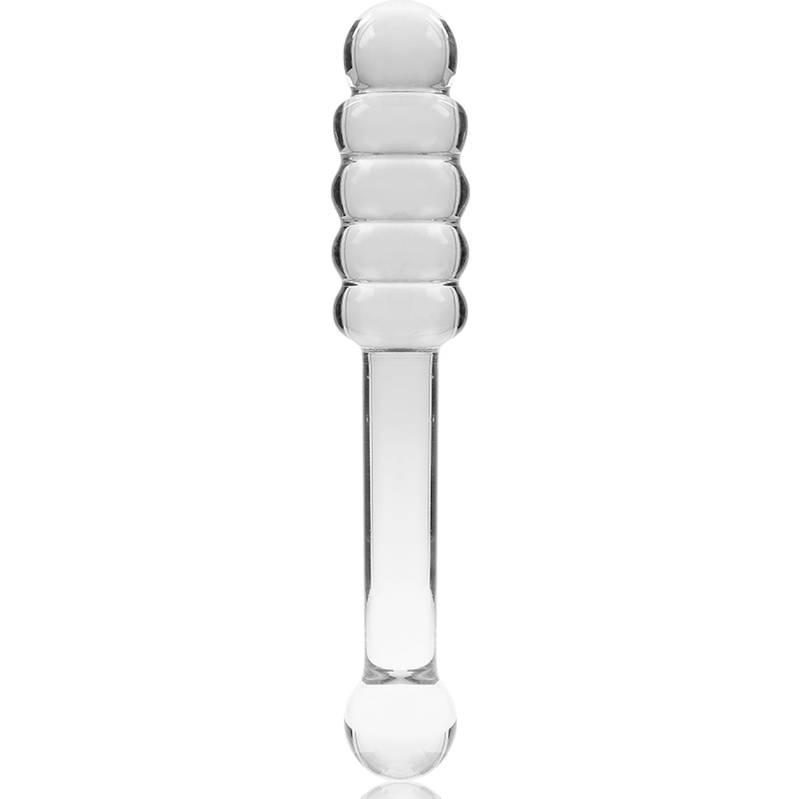 Dildo de Vidro Borosilicato Nebula 20,5cm Transparente Ibiza 2