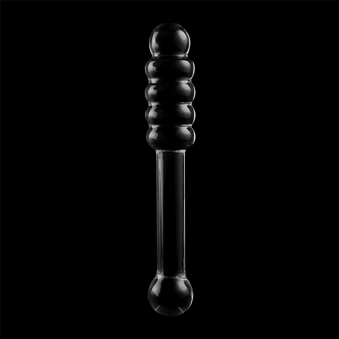 Dildo de Vidro Borosilicato Nebula 20,5cm Transparente Ibiza 3