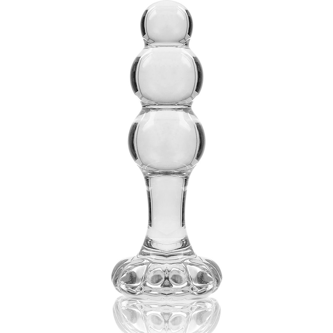 Tapón anal de vidrio borosilicato Nebula de 10,5 cm transparente 2