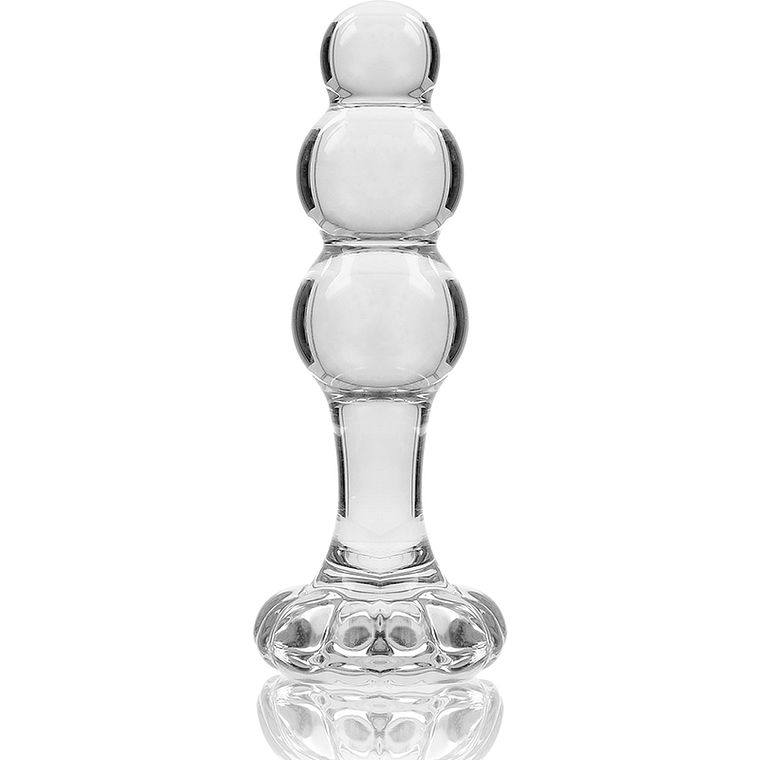 Tapón anal de vidrio borosilicato Nebula de 10,5 cm transparente 2