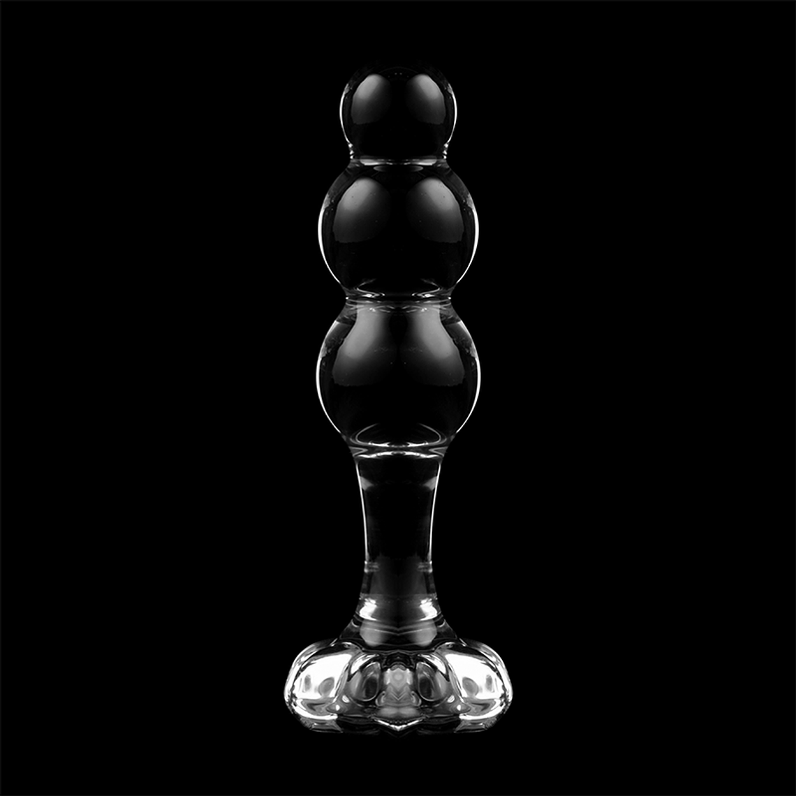 Tapón anal de vidrio borosilicato Nebula de 10,5 cm transparente 3