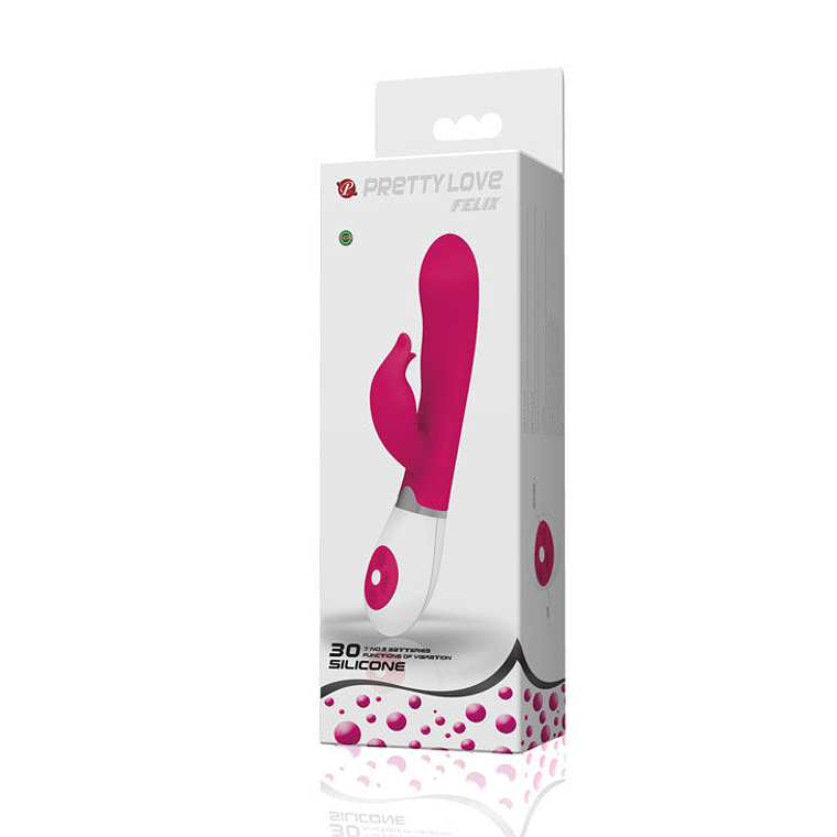 Felix Pretty Love Lilac White Vibrator, 30 Pulses, Stimulator 9