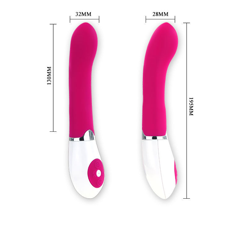 Vibrateur Daniel Pretty Love Lilas Blanc, 30 pulsations, submersible 7