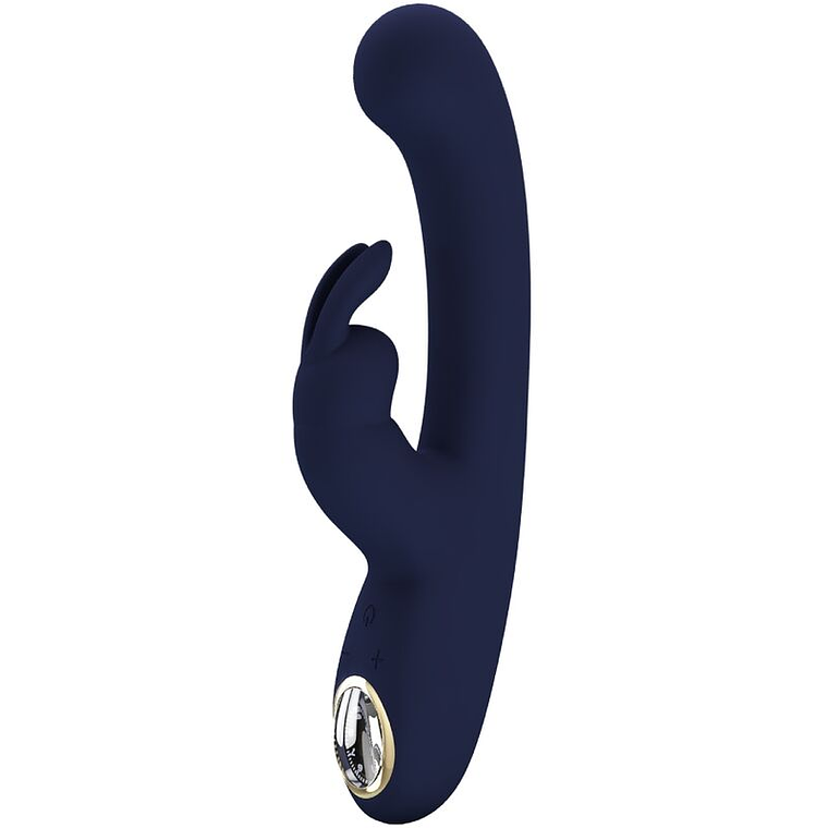 Vibromasseur lapin Lamar Pretty Love, point G, bleu, 10 fonctions, écran LCD 3