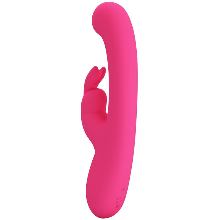 Vibrador Lamar Pretty Love Rabbit, rosa, para el punto G, 10 funciones, pantalla LCD. 3