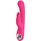 Vibrador Lamar Pretty Love Rabbit, rosa, para el punto G, 10 funciones, pantalla LCD. - Miniatura 5