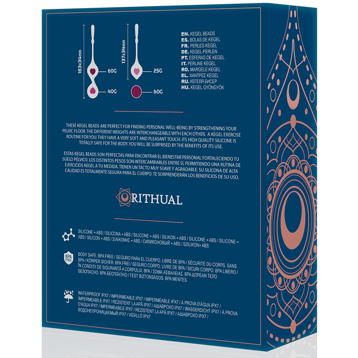 Bolas de Kegel Deva Rithual Kit 4 Pesos Treino Assoalho Pélvico 7