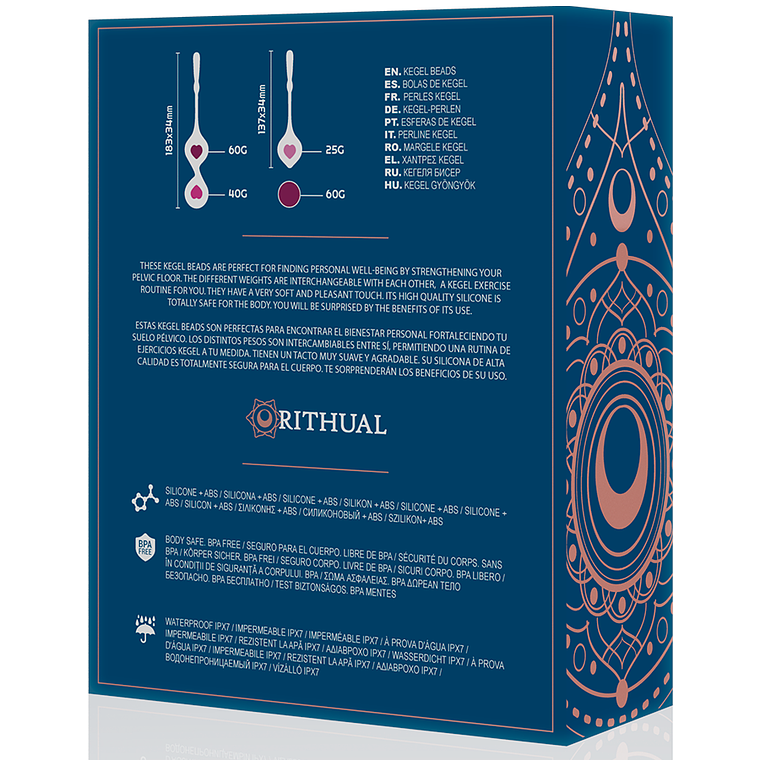 Bolas de Kegel Deva Rithual Kit 4 Pesos Treino Assoalho Pélvico 7