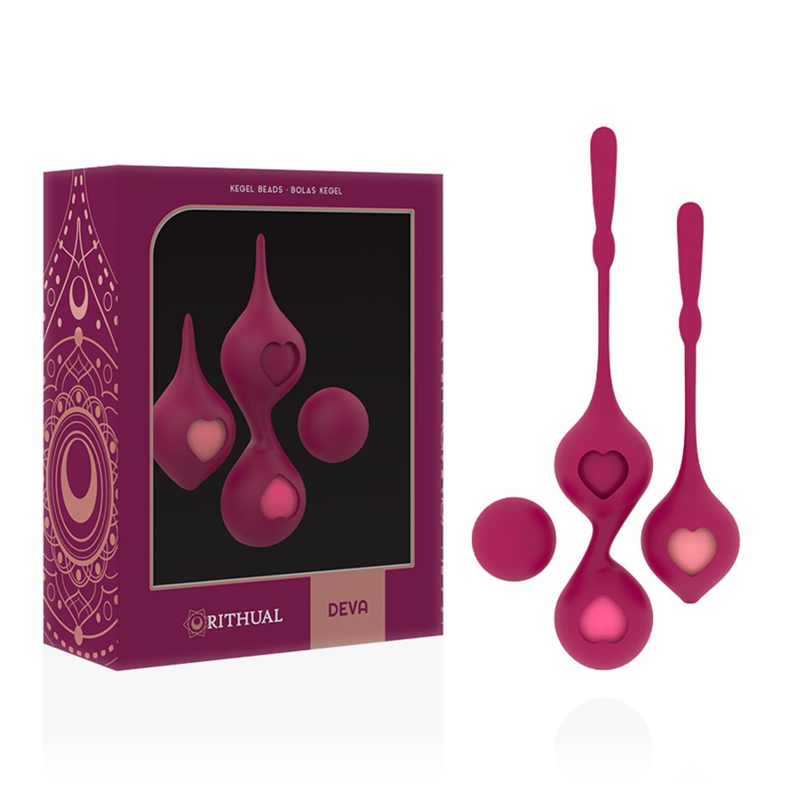 Bolas de Kegel Deva Rithual Kit 4 Pesos Treino Orquídea 6