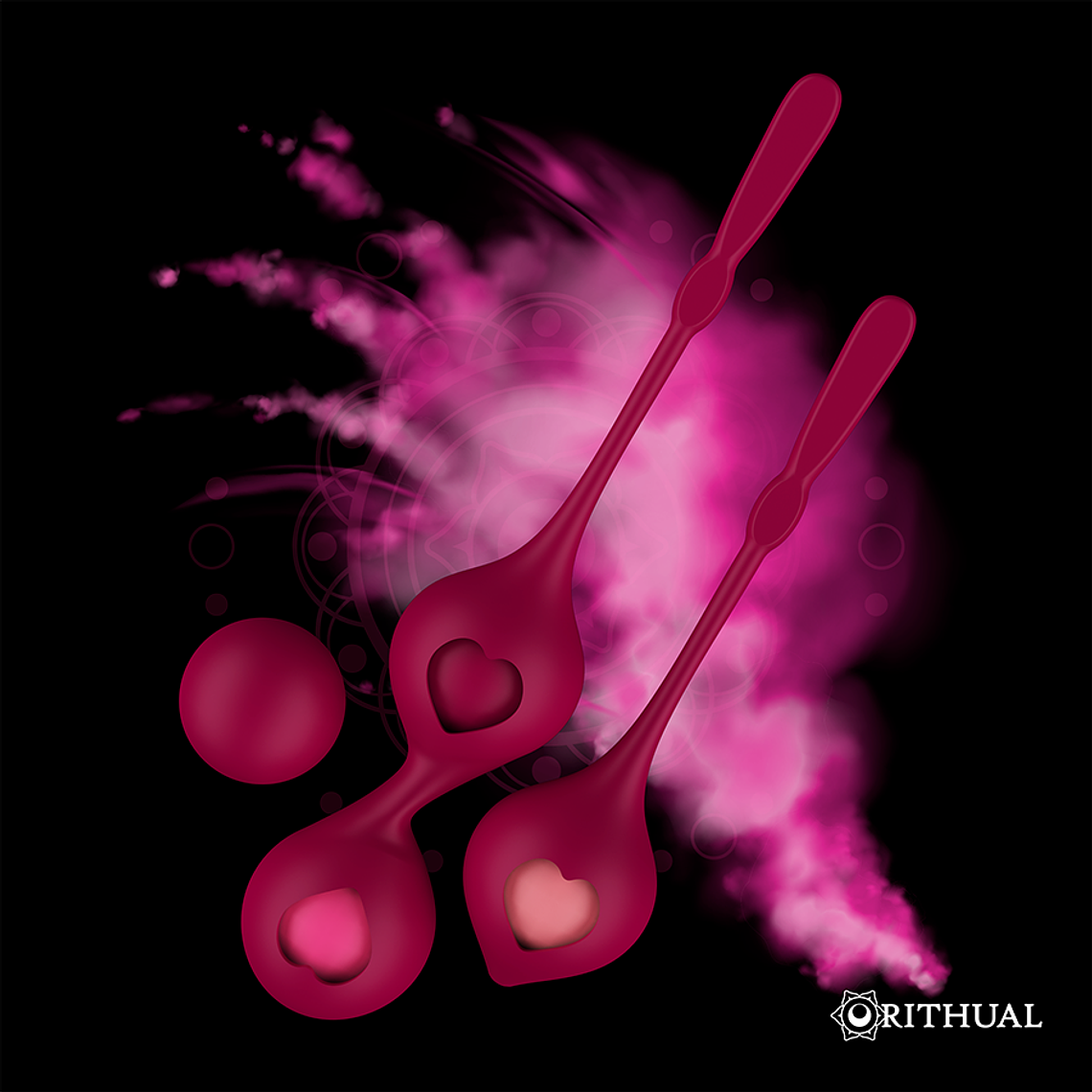 Bolas de Kegel Deva Rithual Kit 4 Pesos Treino Orquídea 7