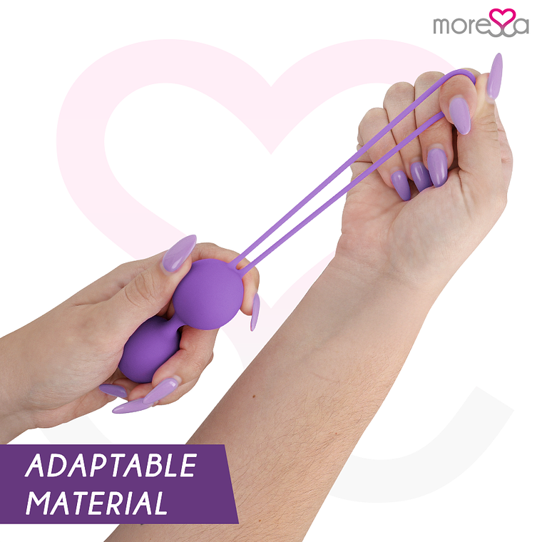 Bolas de Kegel Moressa Osian Premium Lilas 3 Pesos Silicone 2