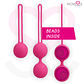 Bolas de Kegel Moressa Osian Premium Rosa 3 Pesos Silicone - vignette 5
