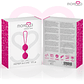 Bolas de Kegel Moressa Osian Dois Rosa 101g Silicone Premium - thumbnail 8