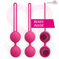 Bolas de Kegel Moressa Osian Dois Rosa 101g Silicone Premium - thumbnail 6