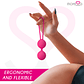Bolas de Kegel Moressa Osian Dois Rosa 101g Silicone Premium - thumbnail 2