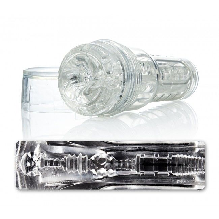 Masturbador Fleshlight Go Torque Ice Transparente Compacto 17,8cm 2