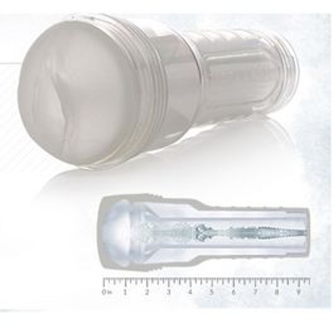 Masturbateur Fleshlight Ice Lady Crystal à vagin transparent 2