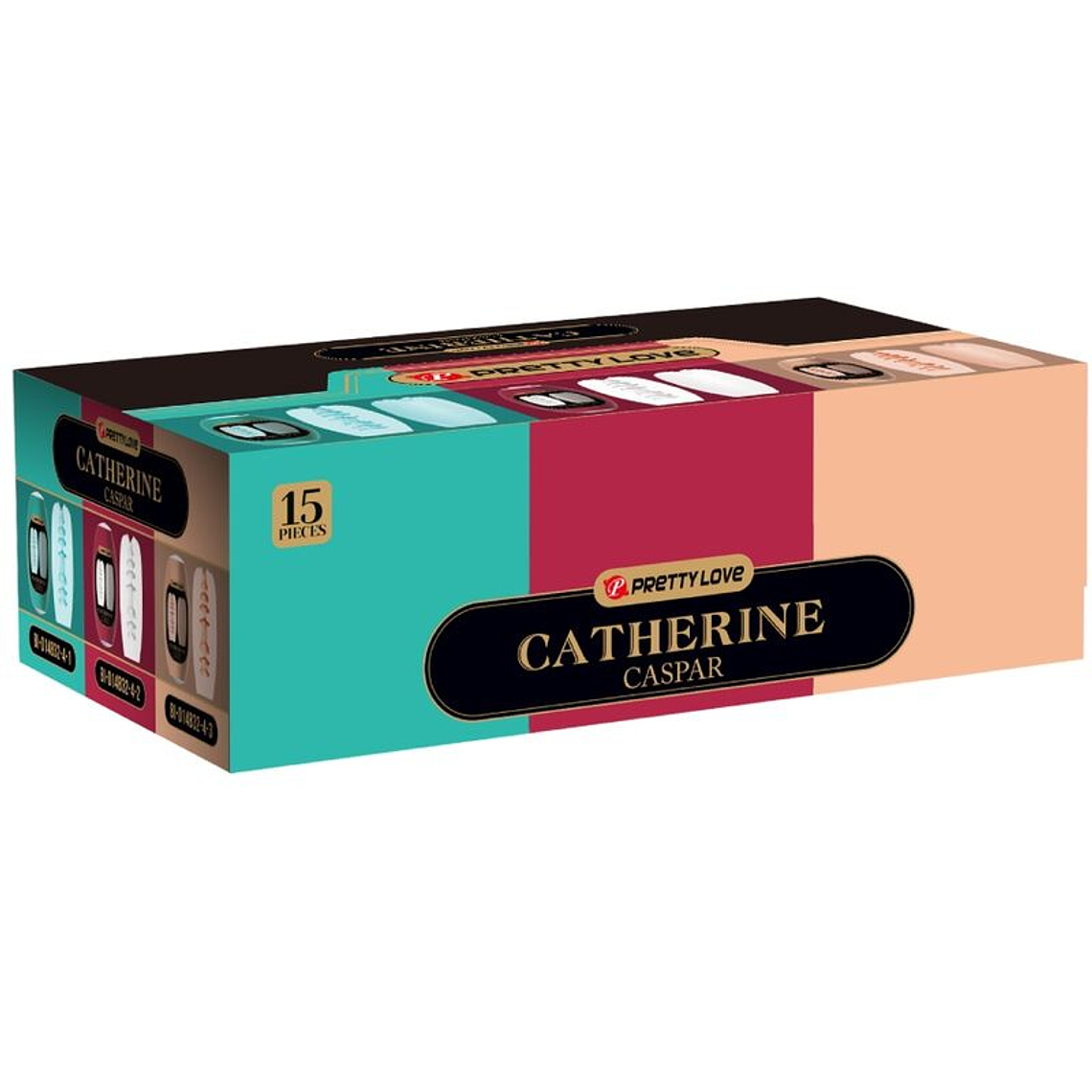 Pack 15 Masturbadores Caspar Pretty Love TPR Superelástico 4