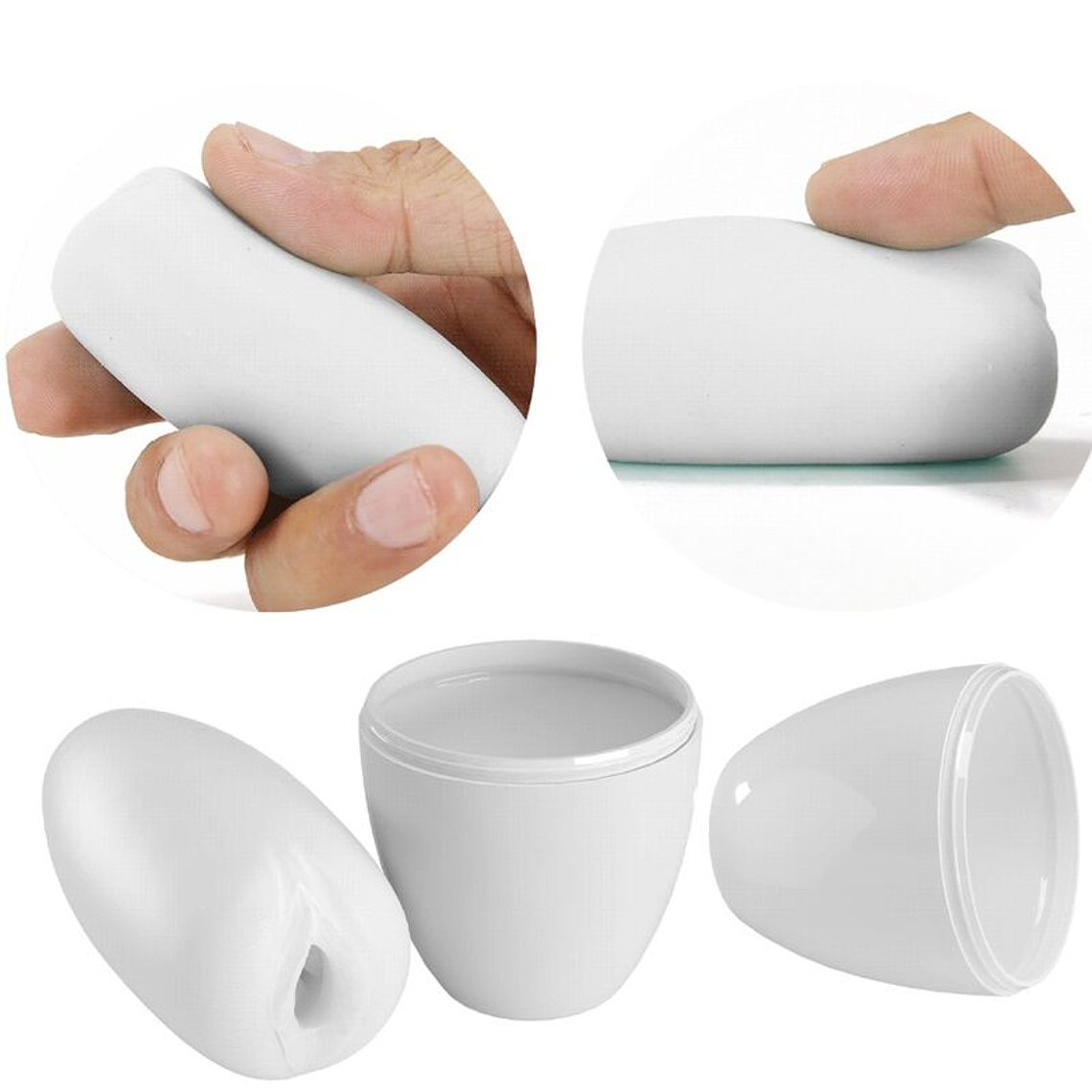 Pack 15 Masturbadores Caspar Pretty Love TPR Superelástico 5