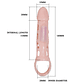 Harrison Pretty Love 13.5cm Vibrating Extension Sleeve with Strap - thumbnail 4