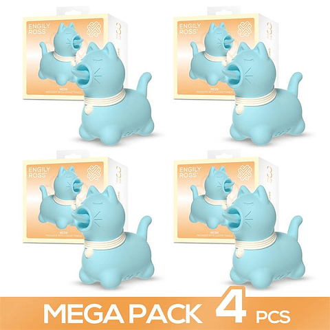 Meow Engily Ross Pack de masseurs de langue (lot de 4) - 10 fonctions
