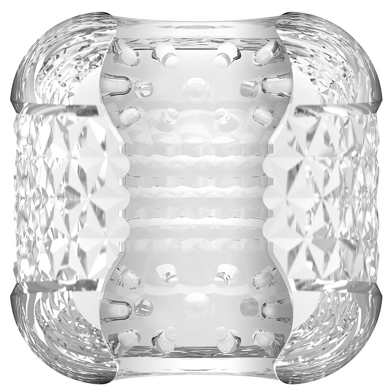 Masturbador transparente de doble entrada Cole Pretty Love 5