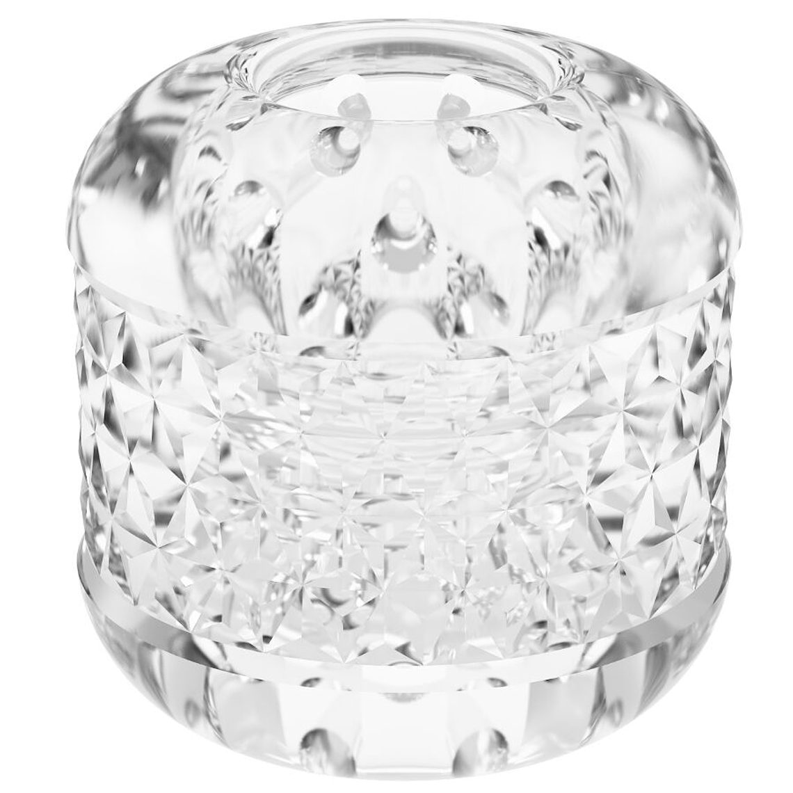 Masturbador transparente de doble entrada Cole Pretty Love 6